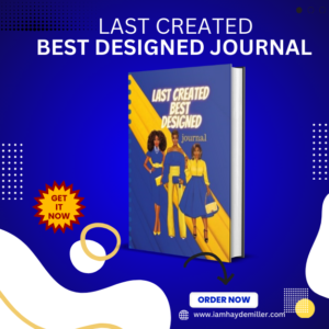 Blue and yellow sorority theme base color with black powerful women journal