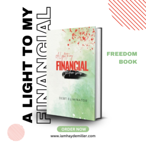 A green and red book titled A light to my Financial Freedom