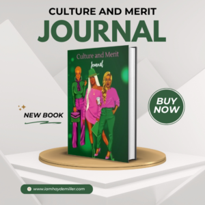 Green and pink AKA sorority theme based journal