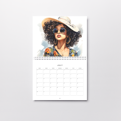 12 month infinite shades of beauty calendar