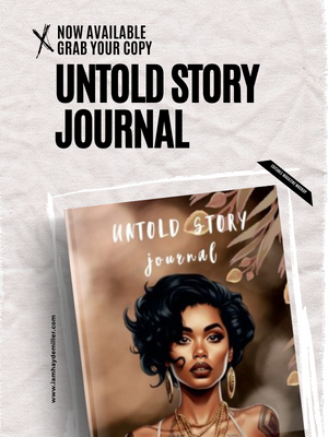 Untold story journal with neutral colors